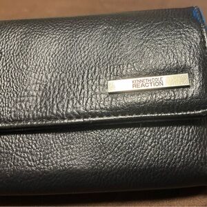 Kenneth Cole Reaction Black Leather Wallet